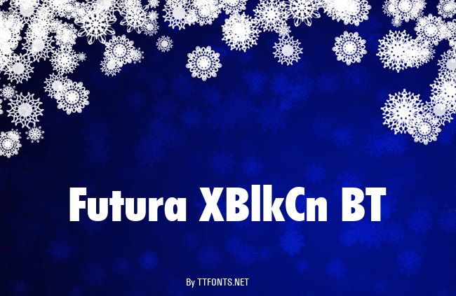 Futura XBlkCn BT example